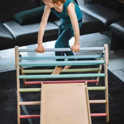 Triangle à grimper Pickler multicolore pastel