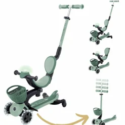 Trottinette Go up Baby 360 Lights Sauge-Vert Olive