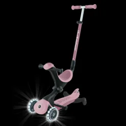 Trottinette Go up Deluxe Lights eco-logic 360° Framboise