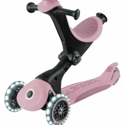 Trottinette Go up Deluxe Lights eco-logic 360° Framboise