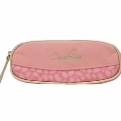 Trousse 2 compartiments Pink Gold Leopard