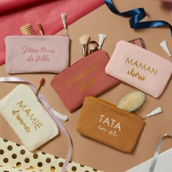 Trousse cadeau Super Maîtresse gaze de coton Biscuit