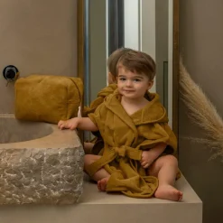 Trousse de toilette en bambou havane