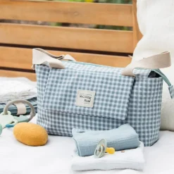 Trousse de toilette I love vichy vert