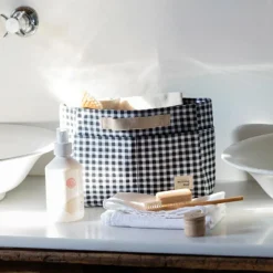 Trousse de toilette I Love Vichy noir