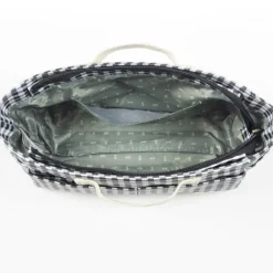 Trousse de toilette I Love Vichy noir