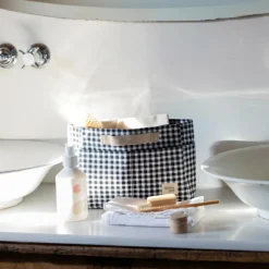 Trousse de toilette I Love Vichy noir