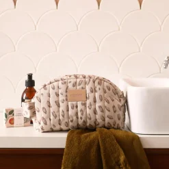 Trousse de toilette imperméable Hyde Park Leonie Latte