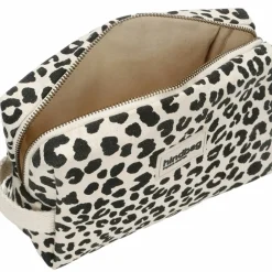 Trousse de toilette Leon Léopard Ecru