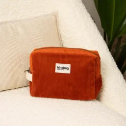 Trousse de toilette Leon Velours Brique