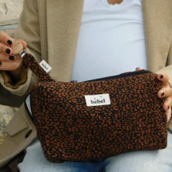 Trousse de toilette Léopard noir