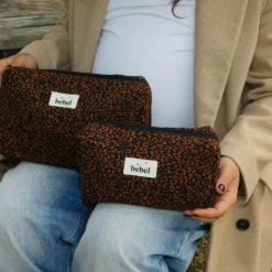 Trousse de toilette mini Léopard noir