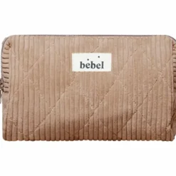 Trousse de toilette mini Velours noisette