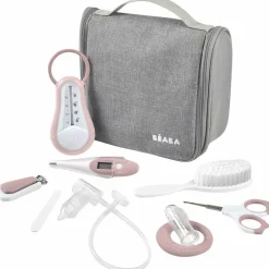 Trousse de toilette old pink (9 accessoires)