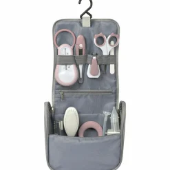 Trousse de toilette old pink (9 accessoires)