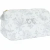 Trousse de toilette Toile de Jouy gris