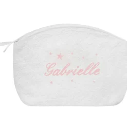 Trousse de toilette étoile rose (personnalisable)