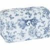 Trousse de toilette Toile de Jouy bleu