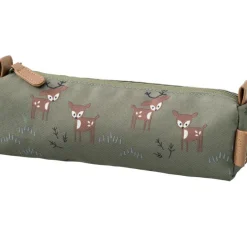 Trousse scolaire Faon olive