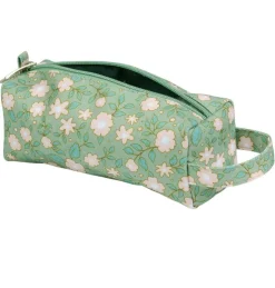 Trousse scolaire Fleurs sauge