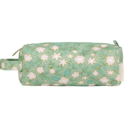 Trousse scolaire Fleurs sauge
