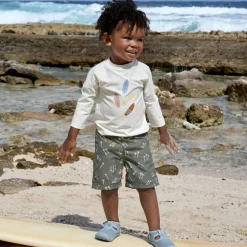 T-shirt anti-UV 4 Planches écru (13-18 mois)