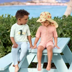 T-shirt anti-UV Crocodile vert écume (19-24 mois)