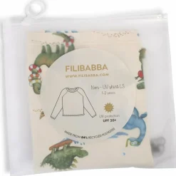 T-shirt anti-UV manches longues Dino beach (1-2 ans)