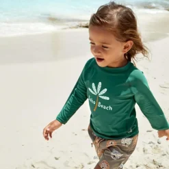 T-shirt anti-UV Palms green (19-24 mois)