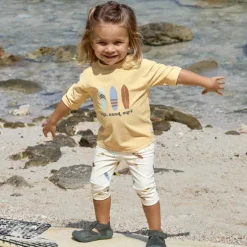 T-shirt anti-UV Planches de surf vanille (19-24 mois)