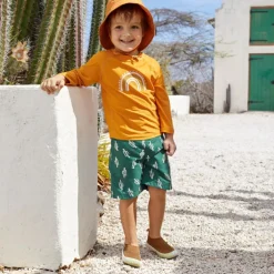 T-shirt anti-UV Rainbow gold (7-12 mois)