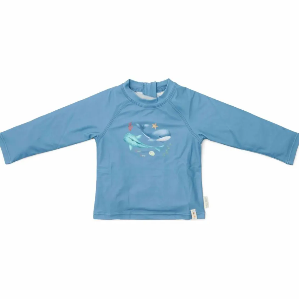 T-shirt de bain anti-UV manches longues Ocean Blue (6-12 mois)
