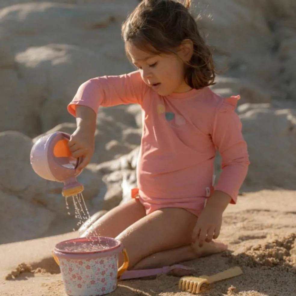 T-shirt de bain anti-UV manches longues Ocean Treasures Rouge (1-2 ans)