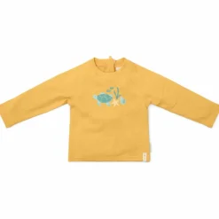 T-shirt de bain anti-UV manches longues Seashells Sunny Yellow (3-4 ans)