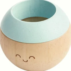 Têtes sensorielles en bois pastel