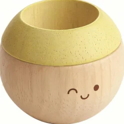 Têtes sensorielles en bois pastel