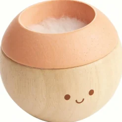 Têtes sensorielles en bois pastel