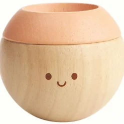 Têtes sensorielles en bois pastel