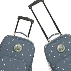 Valise à roulettes Happy Prints bleu nuit