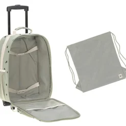 Valise à roulettes Happy Prints olive clair