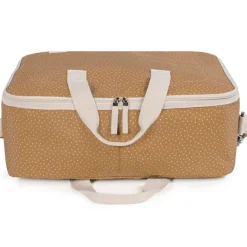 Valise de maternité à pois Poppy Cannelle