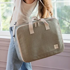 Valise de maternité à pois Poppy Mousse