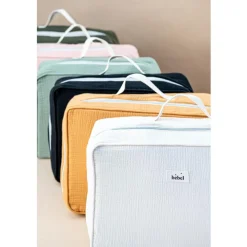 Valise de maternité amande