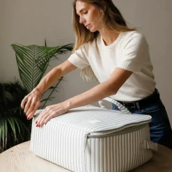 Valise de maternité Botton Rayures