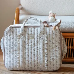 Valise de maternité Botton Fleurs