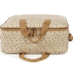 Valise de maternité coeurs Poppy Cannelle
