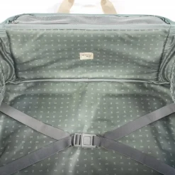 Valise de maternité I love vichy vert