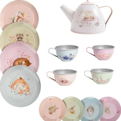 Valise dînette service à thé Les Rosalies