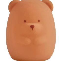 Veilleuse en silicone ours caramel (12 cm)