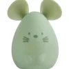 Veilleuse en silicone souris verte (12 cm)